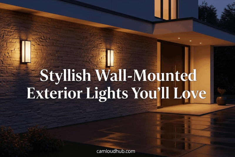 Stylish Wall-Mounted Exterior Lights You’ll Love