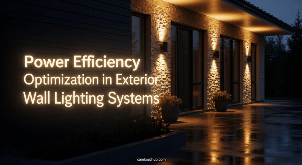 Power Efficiency Optimization in Exterior Wall Lighting Systems