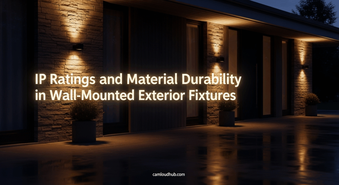 IP Ratings and Material Durability in Wall-Mounted Exterior Fixtures