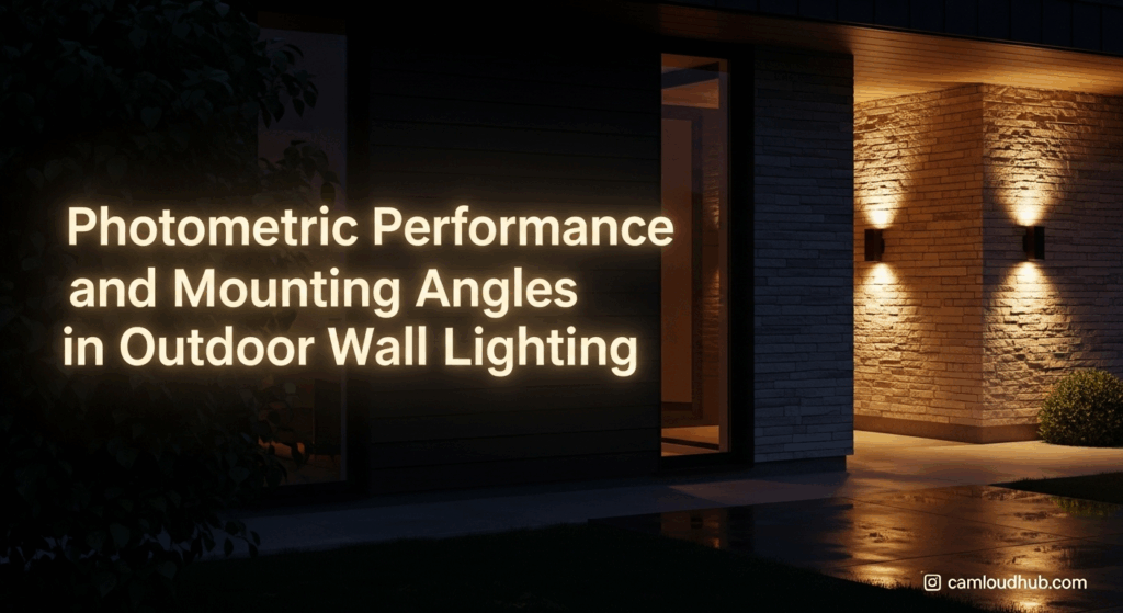 Photometric Performance and Mounting Angles in Outdoor Wall Lighting