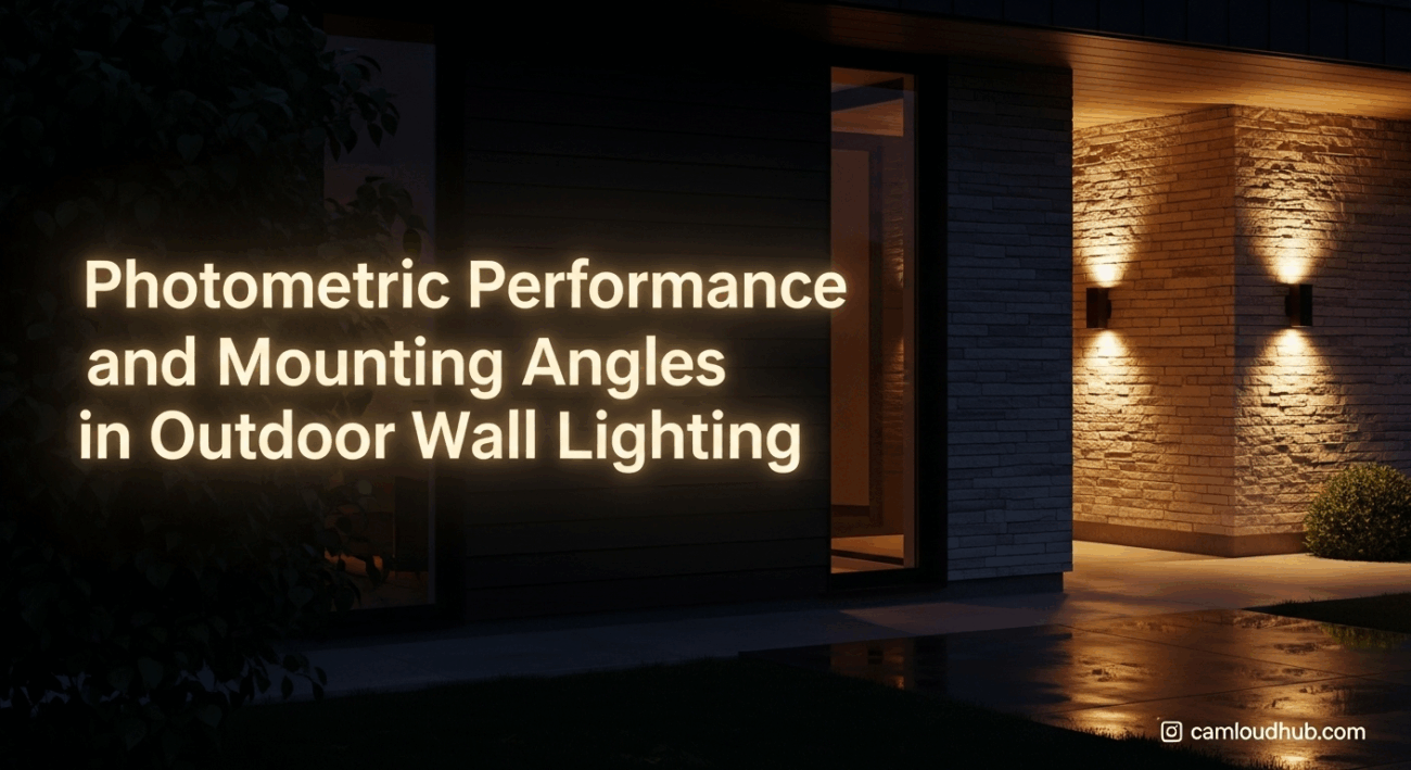 Photometric Performance and Mounting Angles in Outdoor Wall Lighting