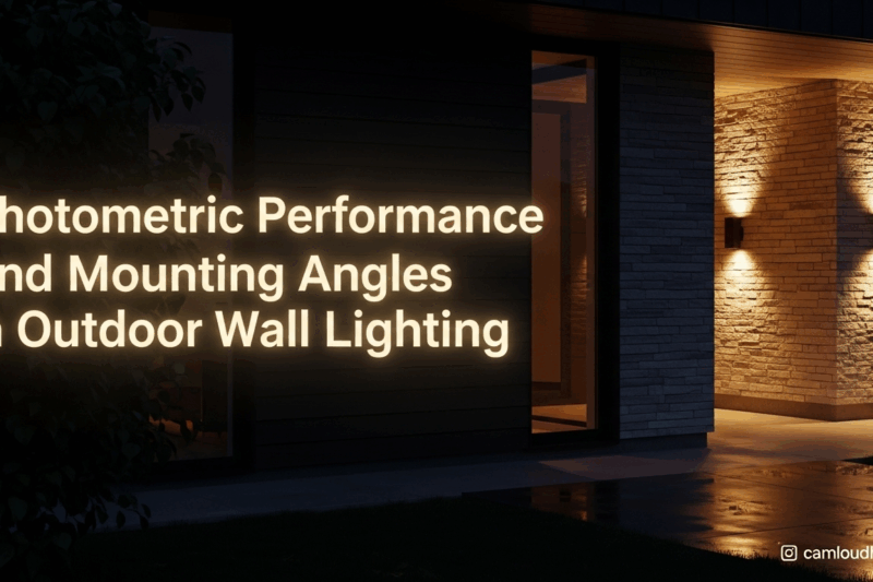 Photometric Performance and Mounting Angles in Outdoor Wall Lighting