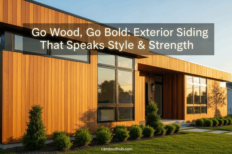 Go Wood, Go Bold: Exterior Siding That Speaks Style & Strength