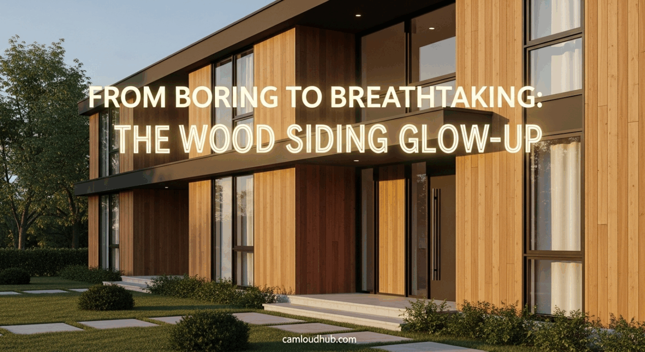 From Boring to Breathtaking: The Wood Siding Glow-Up