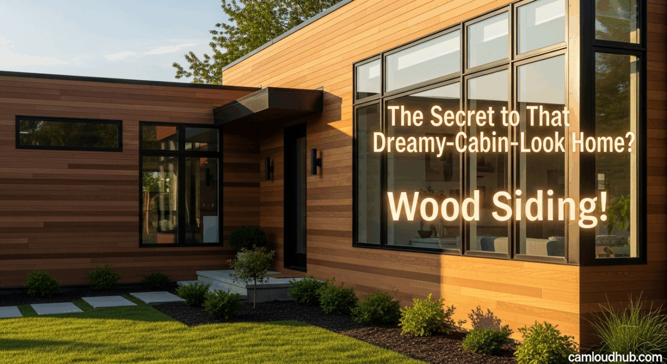 The Secret to That Dreamy Cabin-Look Home? Wood Siding!