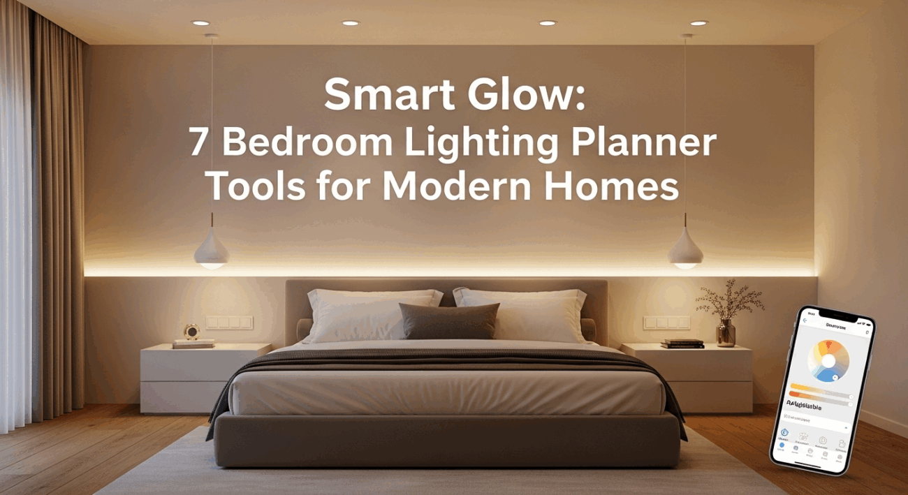 Smart Glow: 7 Bedroom Lighting Planner Tools for Modern Homes