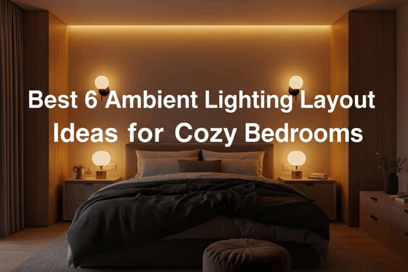 Best 6 Ambient Lighting Layout Ideas for Cozy Bedrooms