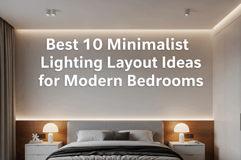 Best 10 Minimalist Lighting Layout Ideas for Modern Bedrooms