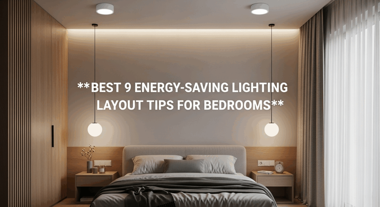 Best 9 Energy-Saving Lighting Layout Tips for Bedrooms