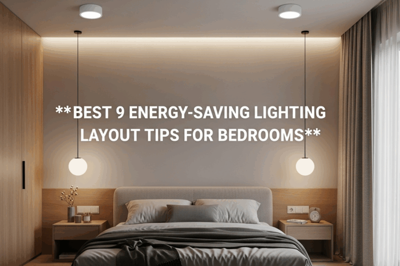 Best 9 Energy-Saving Lighting Layout Tips for Bedrooms
