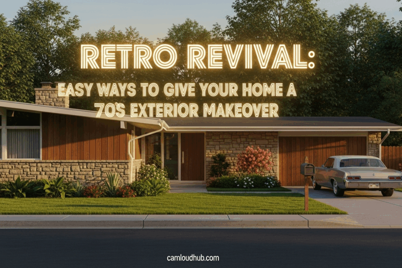 Retro Revival: Easy Ways to Give Your Home a 70s Exterior Makeover