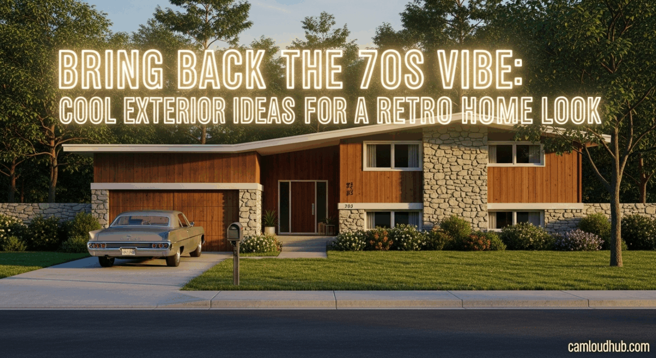 Bring Back the 70s Vibe: Cool Exterior Ideas for a Retro Home Look