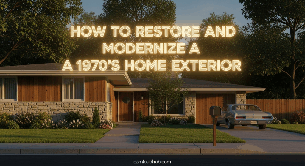How to Restore and Modernize a 1970s Home Exterior