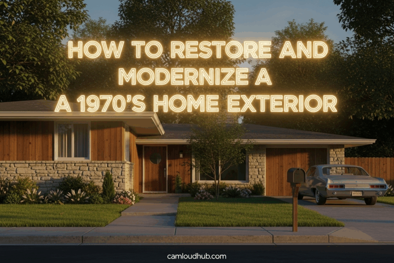 How to Restore and Modernize a 1970s Home Exterior