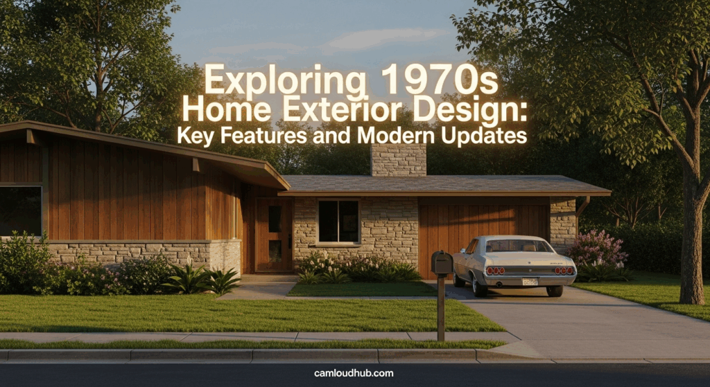 Exploring 1970s Home Exterior Design: Key Features and Modern Updates