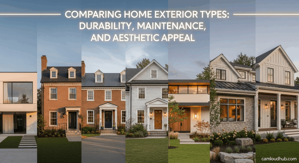Comparing Home Exterior Types: Durability, Maintenance, and Aesthetic Appeal