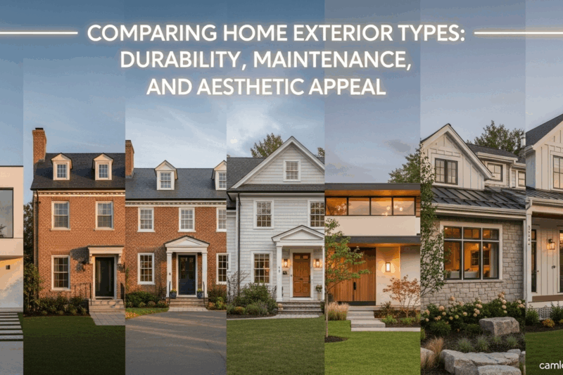 Comparing Home Exterior Types: Durability, Maintenance, and Aesthetic Appeal