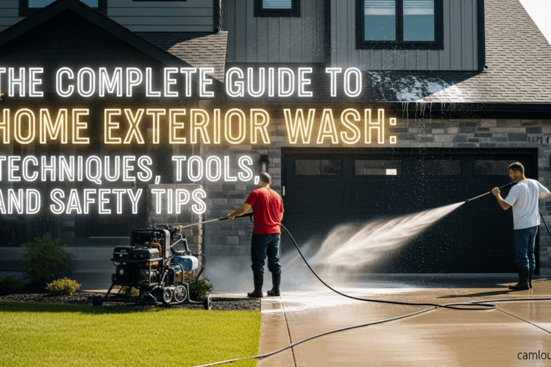 The Complete Guide to Home Exterior Wash: Techniques, Tools, and Safety Tips