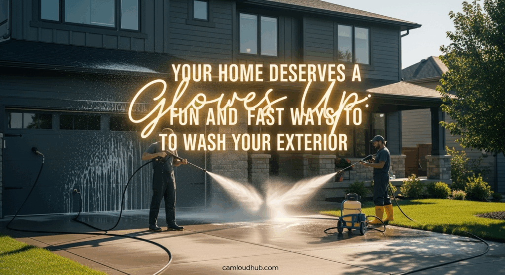 Your Home Deserves a Glow-Up: Fun and Fast Ways to Wash Your Exterior