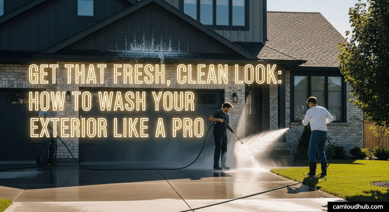 Get That Fresh, Clean Look: How to Wash Your Home Exterior Like a Pro