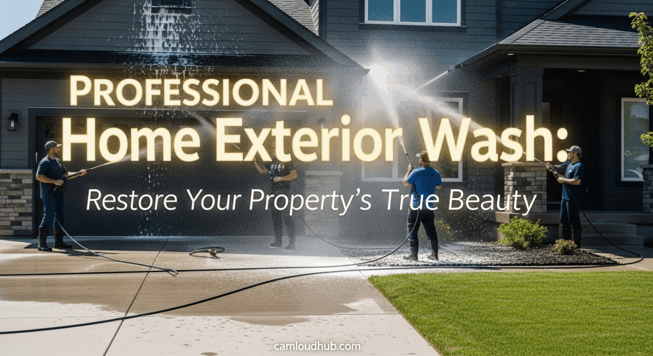 Professional Home Exterior Wash: Restore Your Property’s True Beauty