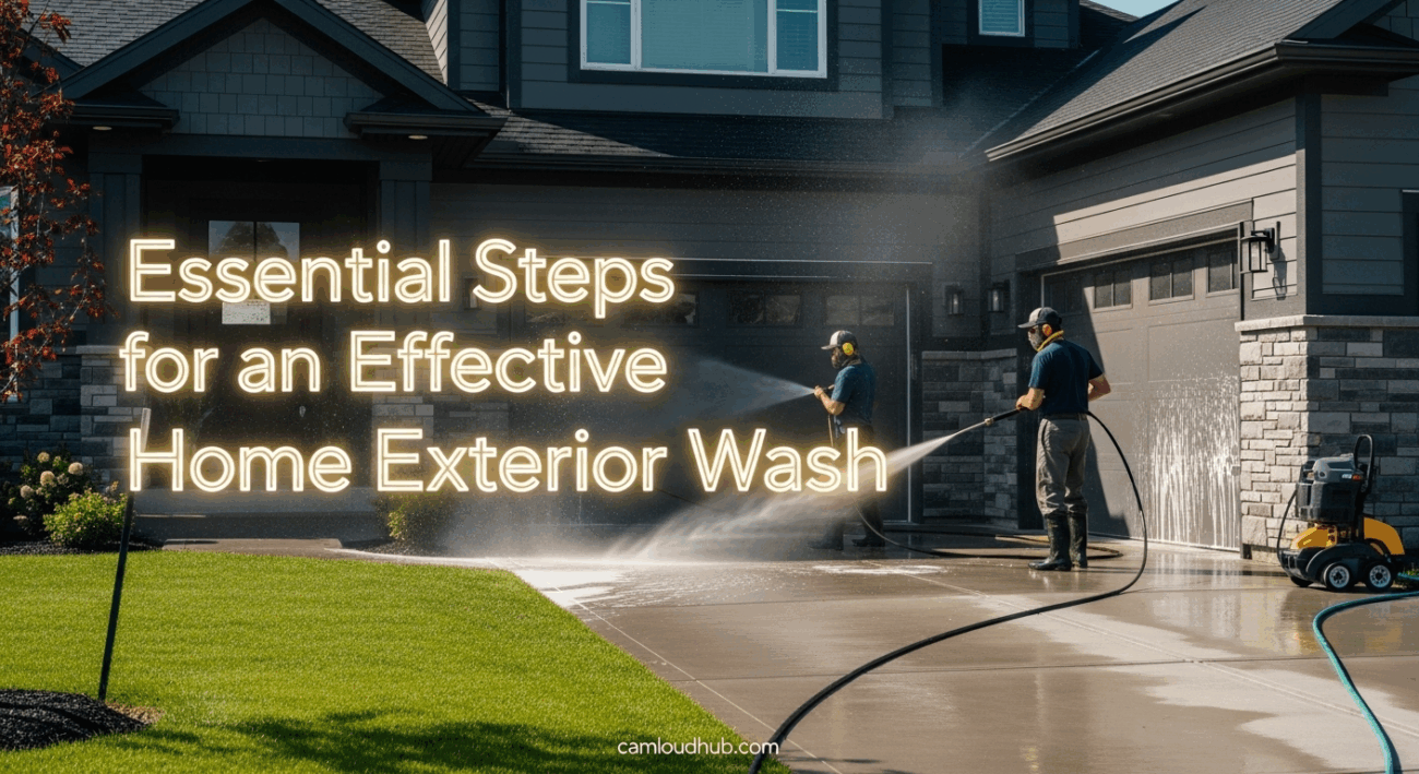 Essential Steps for an Effective Home Exterior Wash