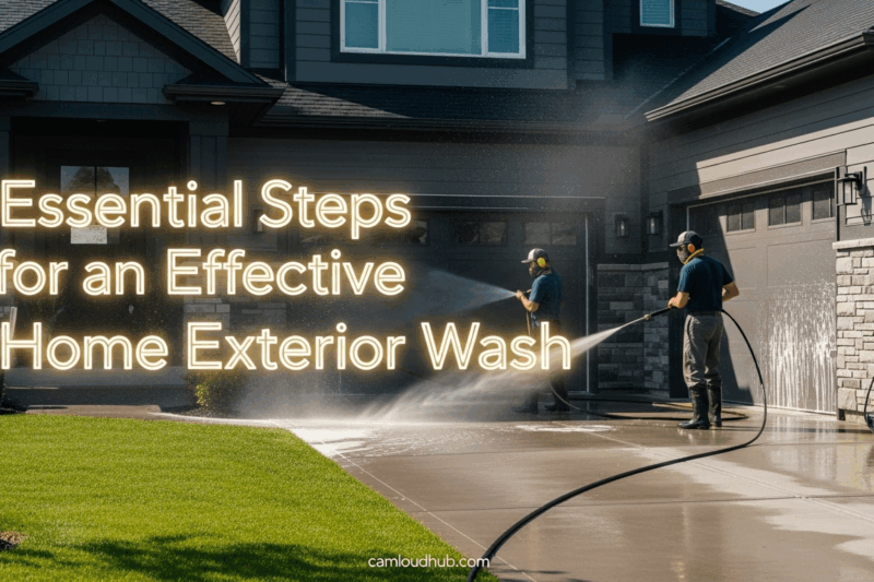 Essential Steps for an Effective Home Exterior Wash