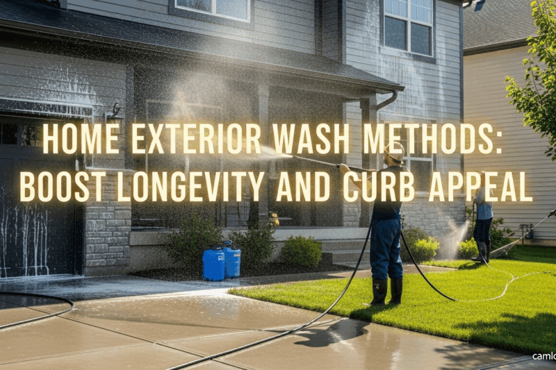 Home Exterior Wash Methods: Boost Longevity and Curb Appeal