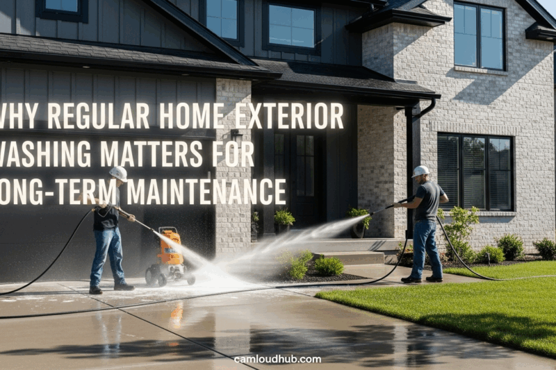 Why Regular Home Exterior Washing Matters for Long-Term Maintenance