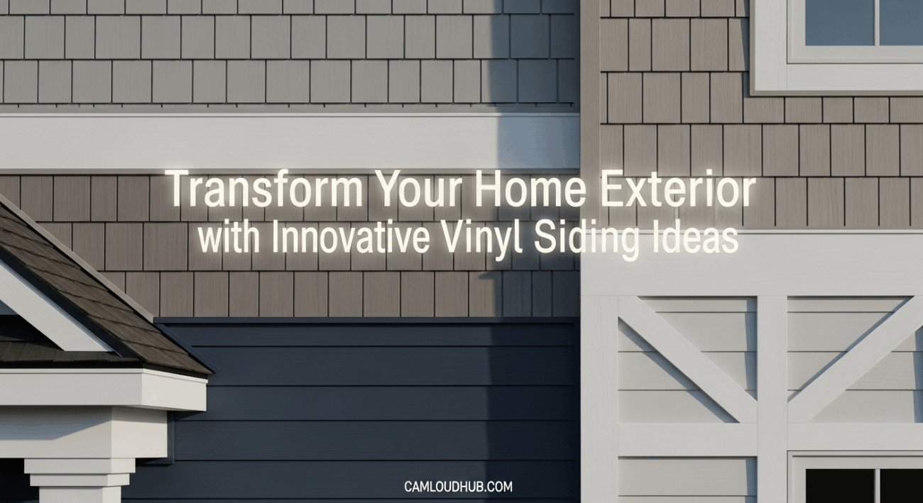 Transform Your Home Exterior with Innovative Vinyl Siding Ideas