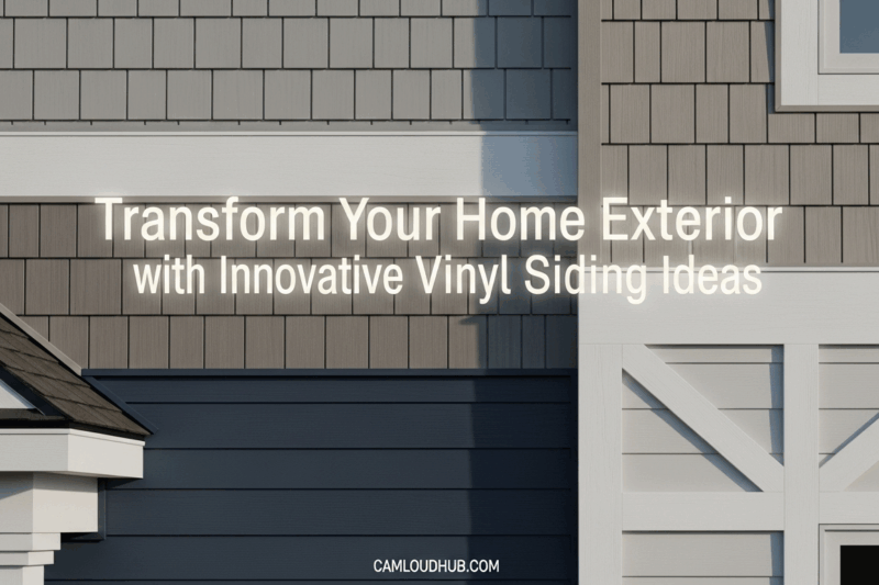 Transform Your Home Exterior with Innovative Vinyl Siding Ideas