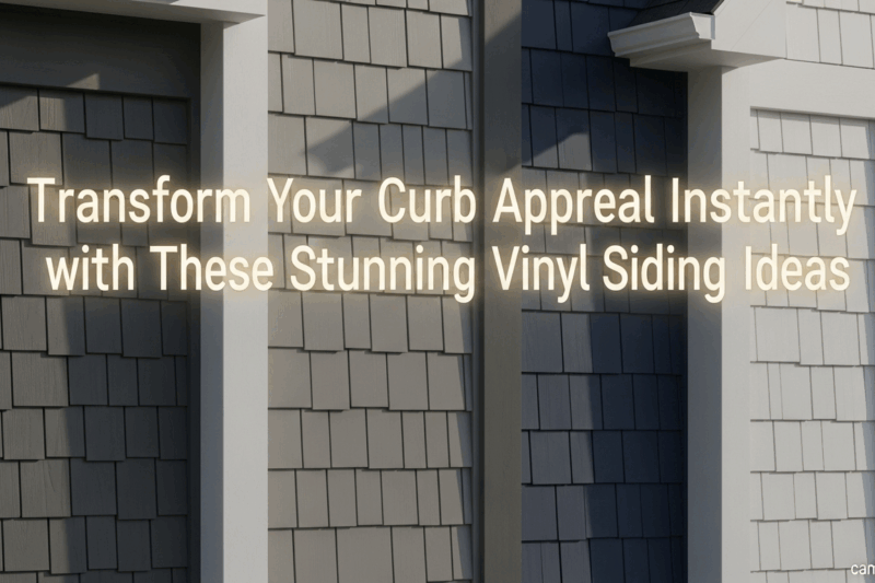 Transform Your Curb Appeal Instantly with These Stunning Vinyl Siding Ideas
