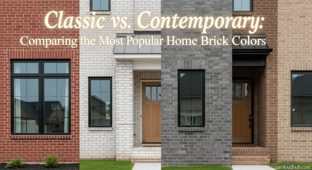Classic vs. Contemporary: Comparing the Most Popular Home Brick Colors