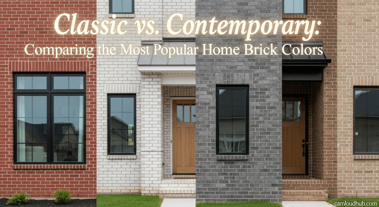 Classic vs. Contemporary: Comparing the Most Popular Home Brick Colors