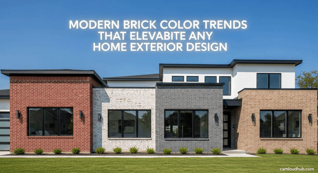 Modern Brick Color Trends That Elevate Any Home Exterior Design