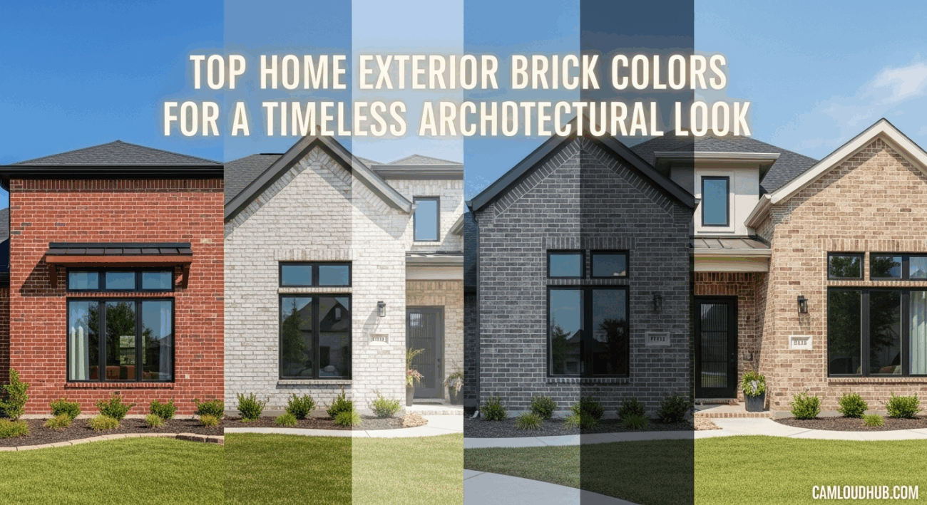 Top Home Exterior Brick Colors for a Timeless Architectural Look