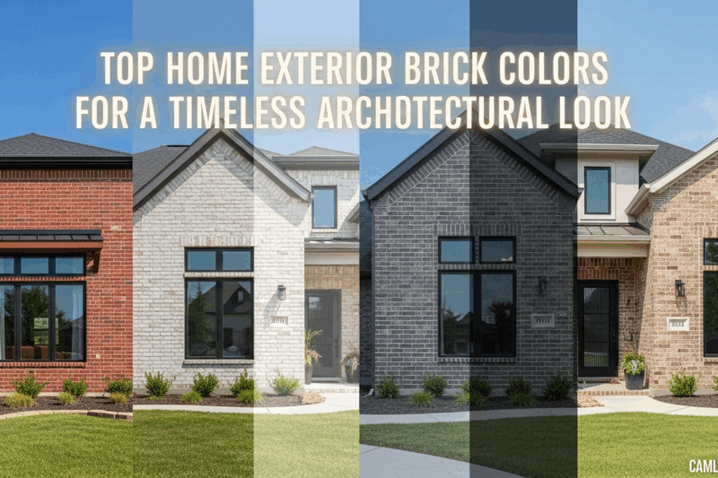 Top Home Exterior Brick Colors for a Timeless Architectural Look