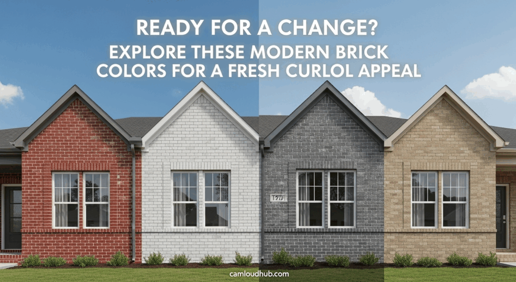 Ready for a Change? Explore These Modern Brick Colors for a Fresh Curb Appeal