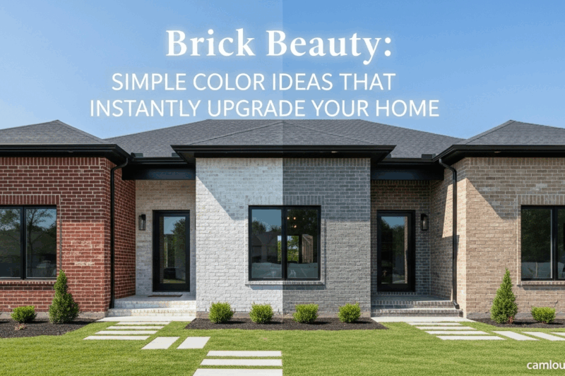 Brick Beauty: Simple Color Ideas That Instantly Upgrade Your Home
