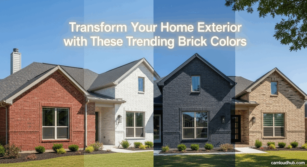 Transform Your Home Exterior with These Trending Brick Colors