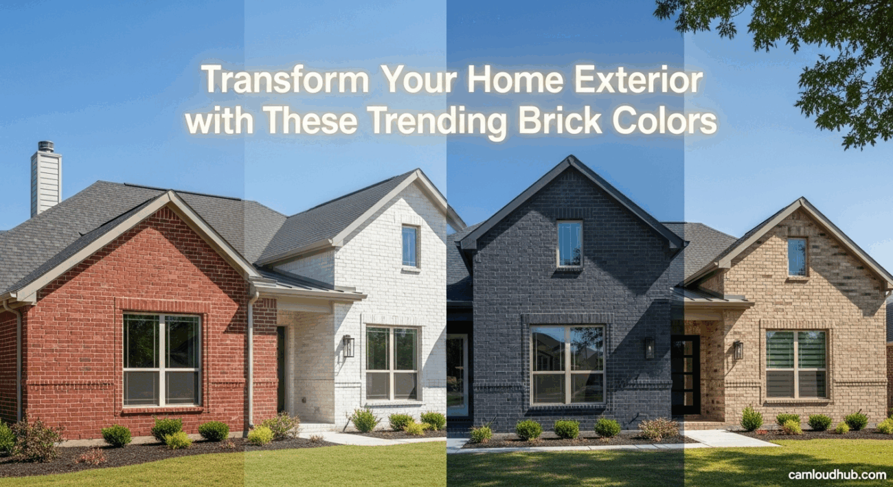 Transform Your Home Exterior with These Trending Brick Colors