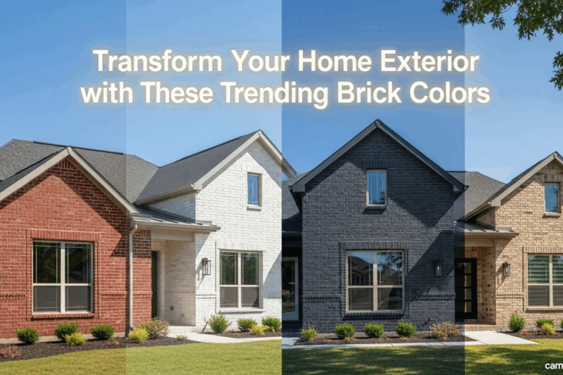 Transform Your Home Exterior with These Trending Brick Colors