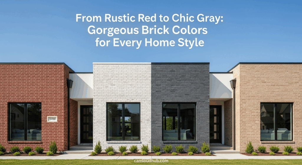 From Rustic Red to Chic Gray: Gorgeous Brick Colors for Every Home Style