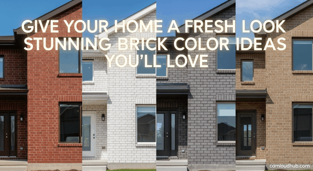Give Your Home a Fresh Look: Stunning Brick Color Ideas You’ll Love
