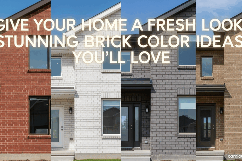 Give Your Home a Fresh Look: Stunning Brick Color Ideas You’ll Love