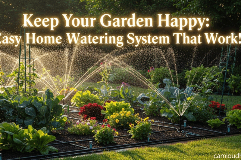 Keep Your Garden Happy: Easy Home Watering System Ideas That Work!