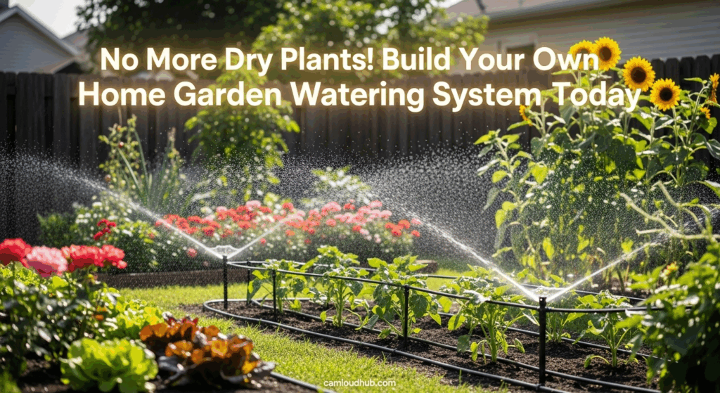 No More Dry Plants! Build Your Own Home Garden Watering System Today