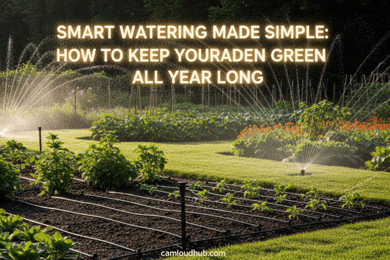 Smart Watering Made Simple: How to Keep Your Garden Green All Year Long