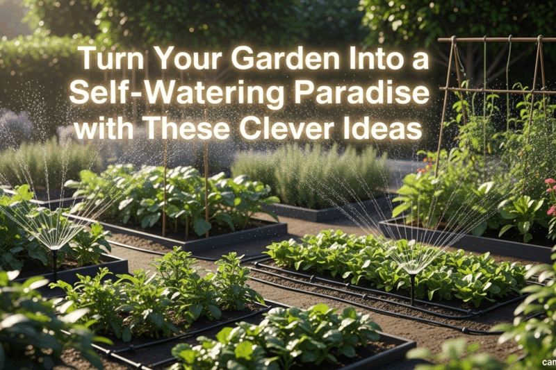 Turn Your Garden Into a Self-Watering Paradise with These Clever Ideas