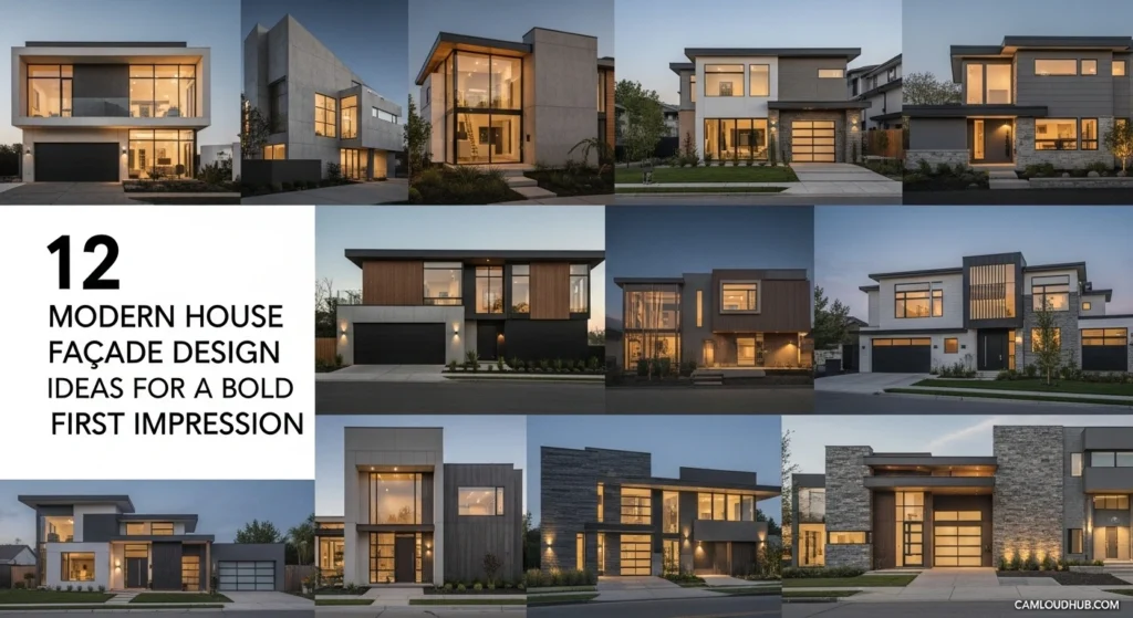 12 Modern House Facade Design Ideas for a Bold First Impression